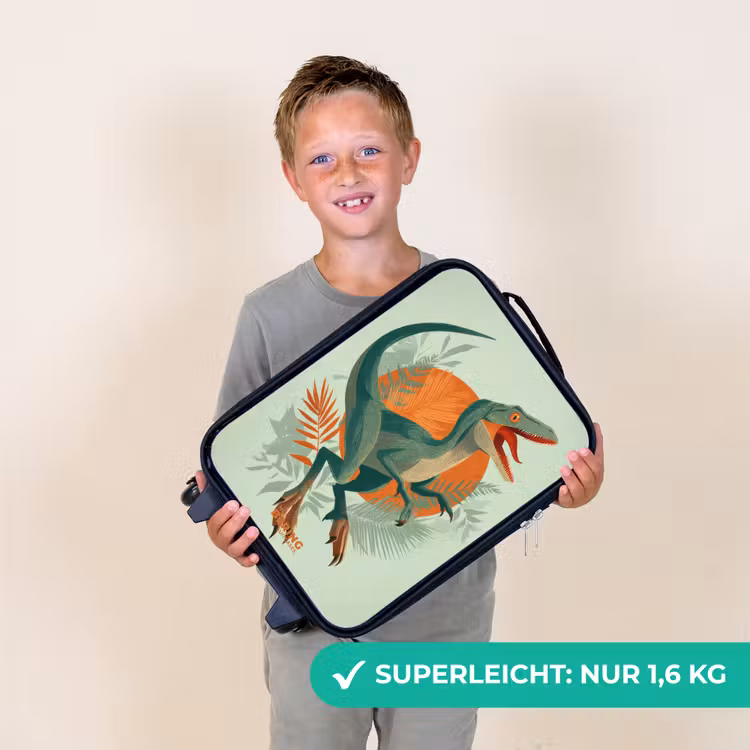Kinderkoffer - Streifender Jäger mit Blättern — 2