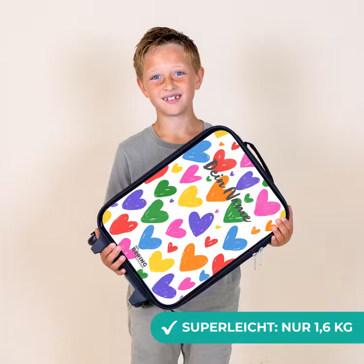 Kinderkoffer - Bunte Herzen — 2