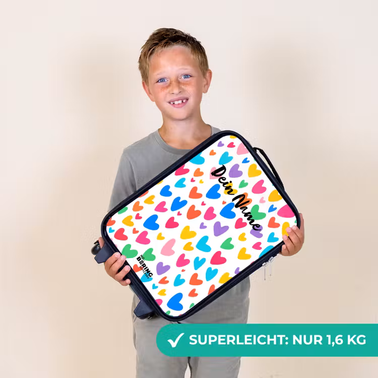 Kinderkoffer - Bunte Herzen — 2