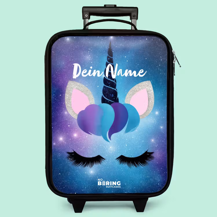 Kinderkoffer - Einhorn auf einem Sternenhimmel Hintergrund — 3