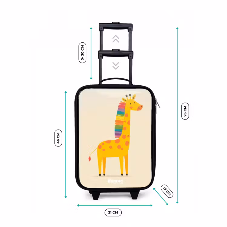 Kinderkoffer - Giraffe - Tier - Farbenfroh — 7