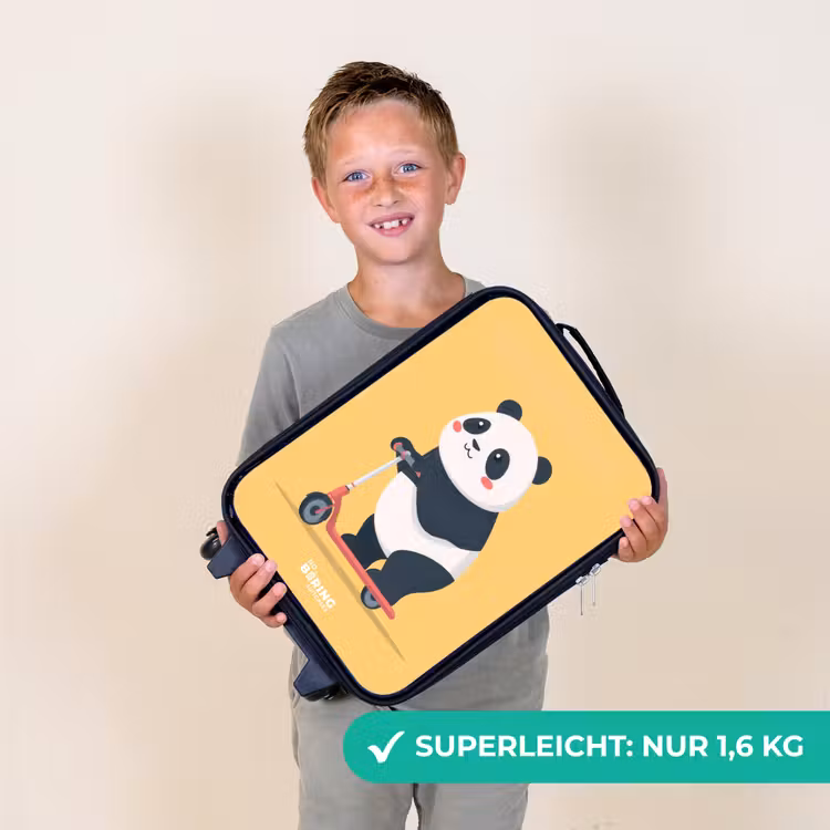 Kinderkoffer - Panda - Stufe - Gelb — 2