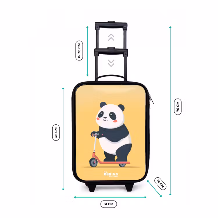 Kinderkoffer - Panda - Stufe - Gelb — 7