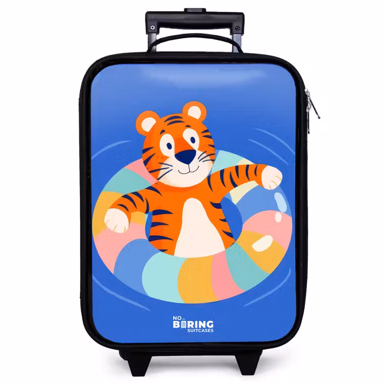 Kinderkoffer - Tiger - Schwimmband - Wasser — 1