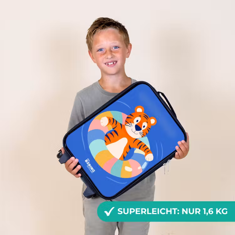 Kinderkoffer - Tiger - Schwimmband - Wasser — 2