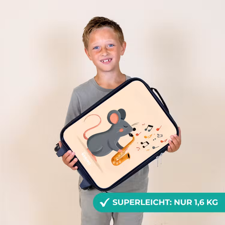 Kinderkoffer - Maus - Saxophon - Musik — 2