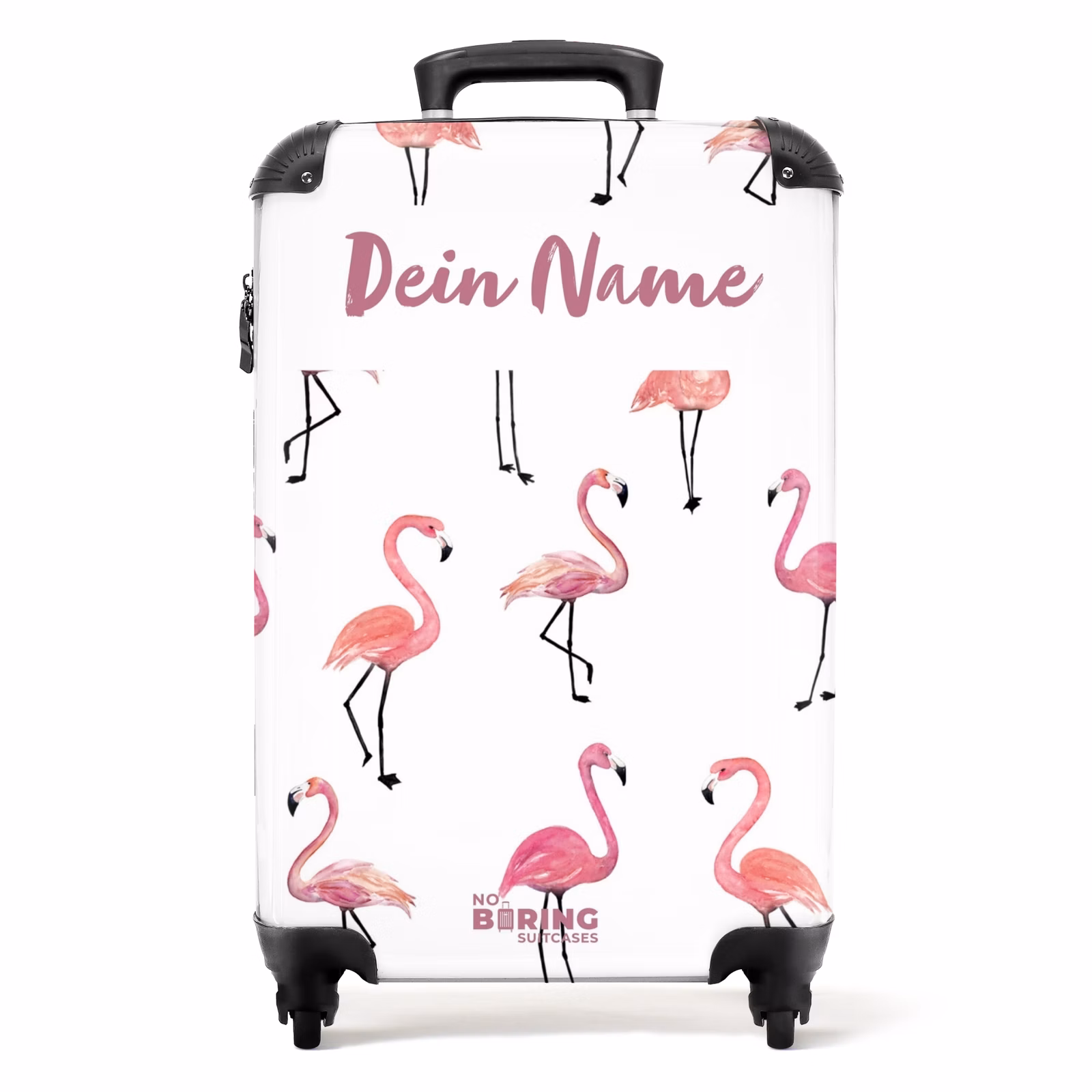 Koffer mit Name - Flamingo-Party — 1