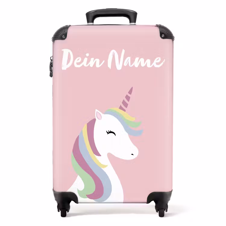 Koffer mit Name - Cartoonicorn — 1