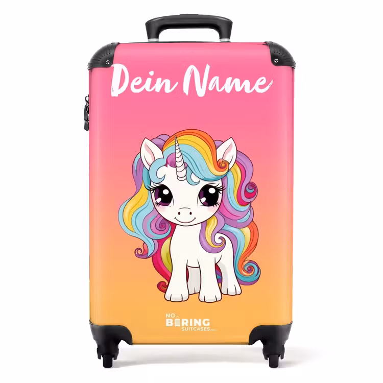 Koffer mit Name - Regenbogenrakkertje — 1