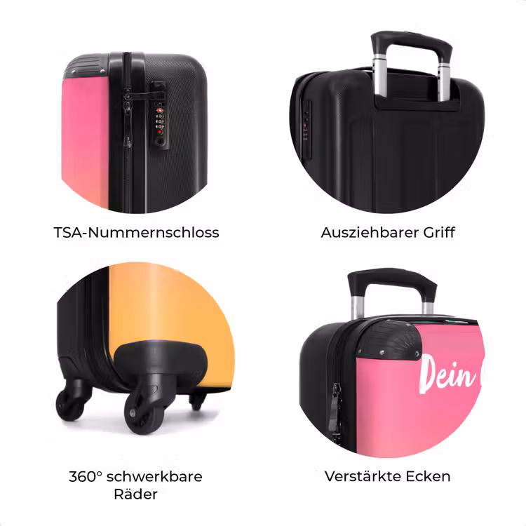 Koffer mit Name - Regenbogenrakkertje — 8