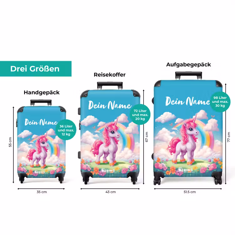 Koffer mit Name - Rosie Regenbogen — 3