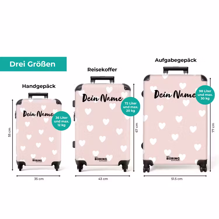 Koffer mit Name - Sweethearts — 3