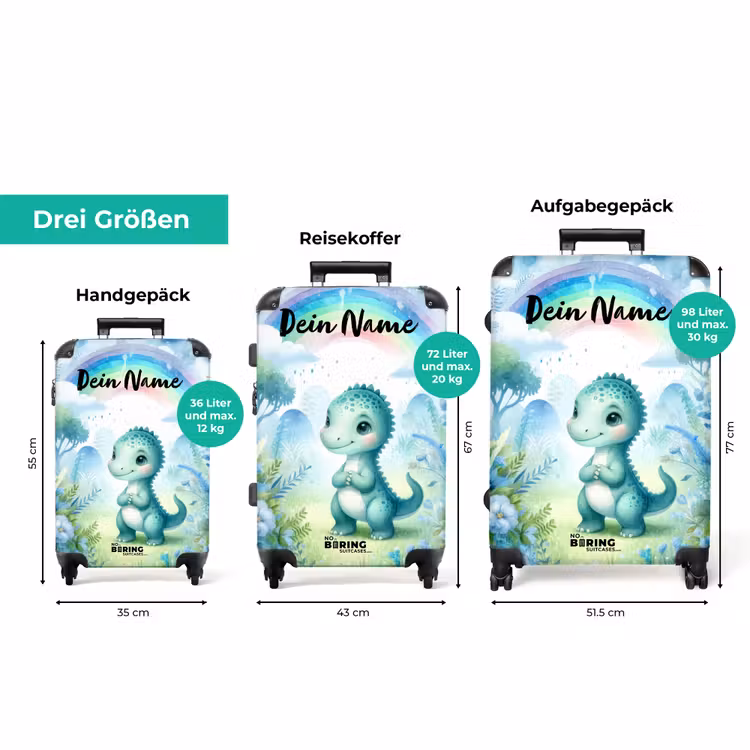 Koffer mit Name - Daantje Dino — 3