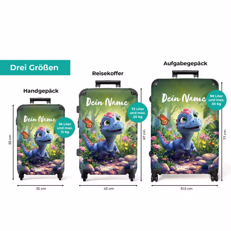 Koffer mit Name - Donny Dino — 3