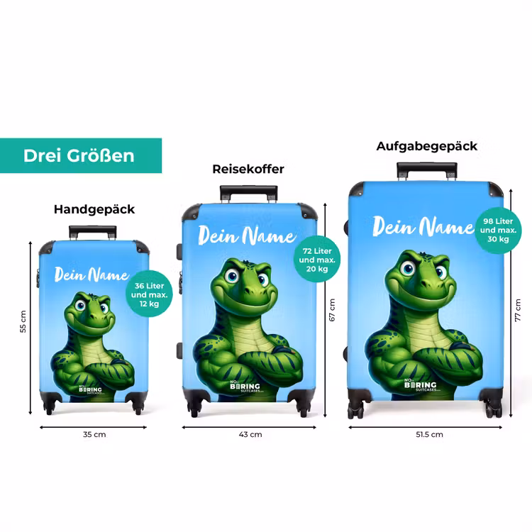 Koffer mit Name - Muskelsaurus — 3