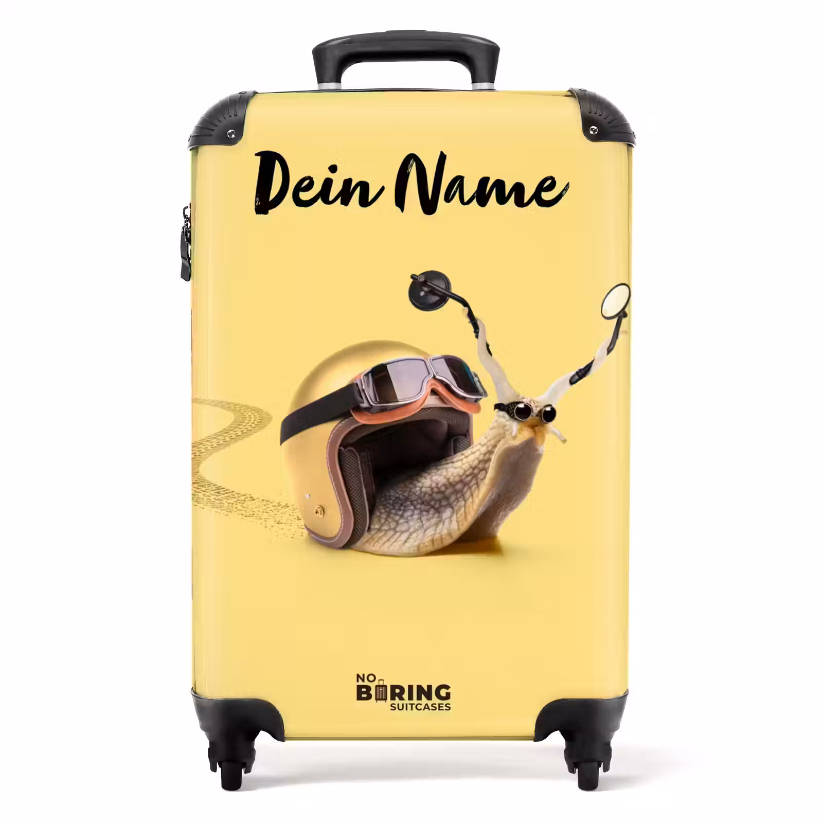 Koffer mit Name - Escar-Go - Gelb — 1