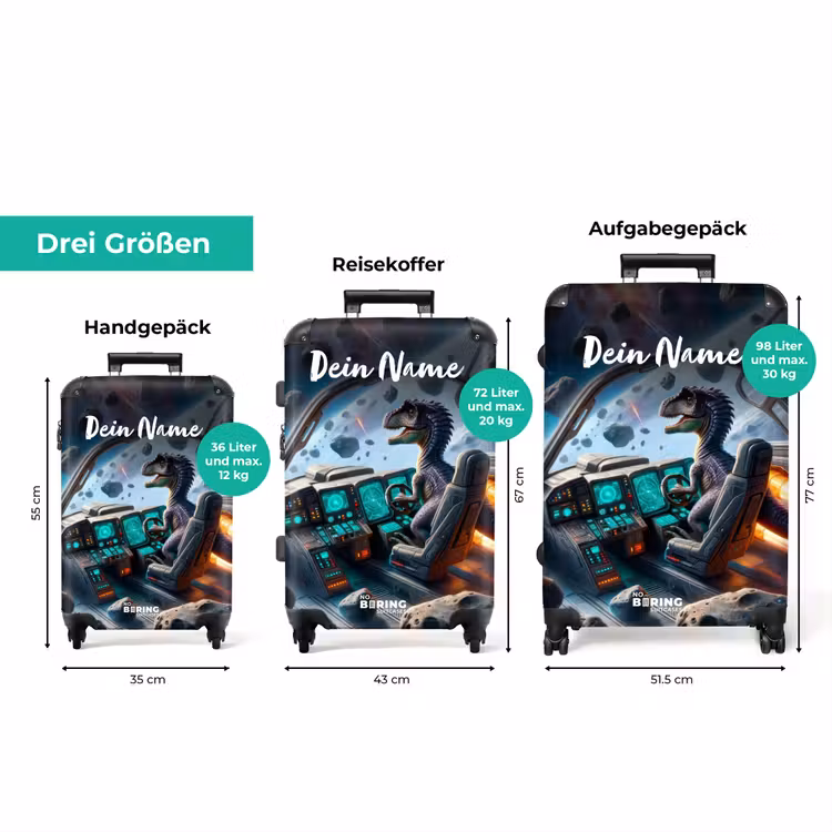 Koffer mit Name - Astrodino — 3