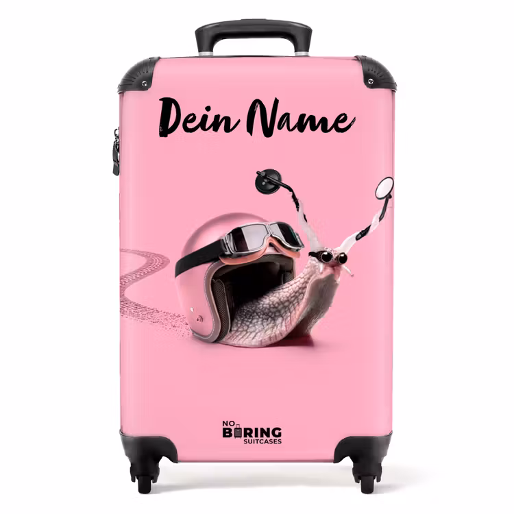Koffer mit Name - Escar-Go - Rosa — 1