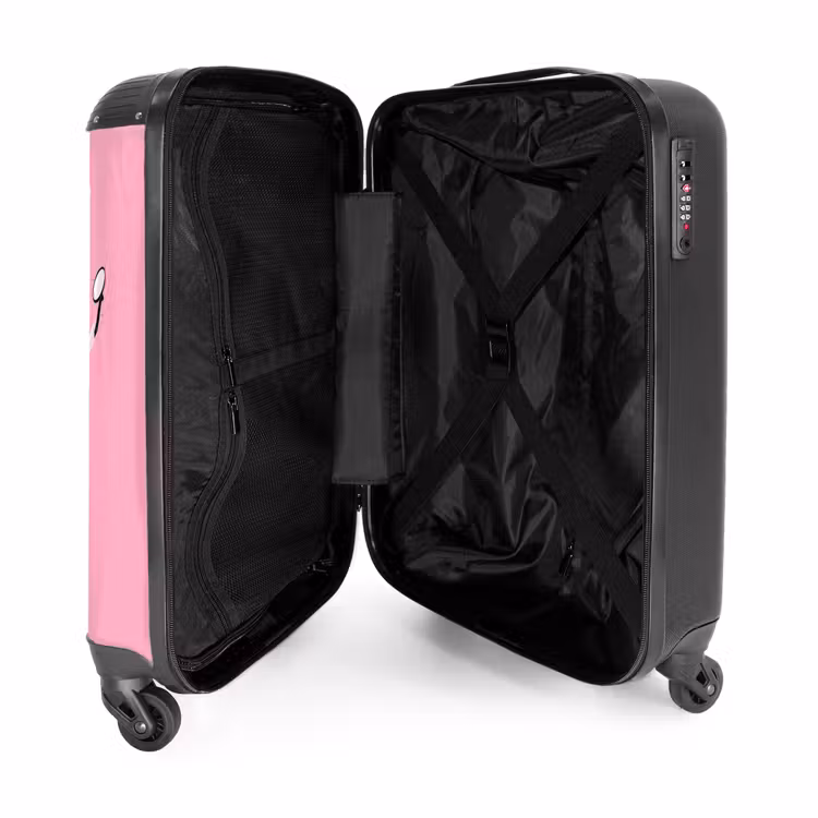 Koffer mit Name - Escar-Go - Rosa — 5