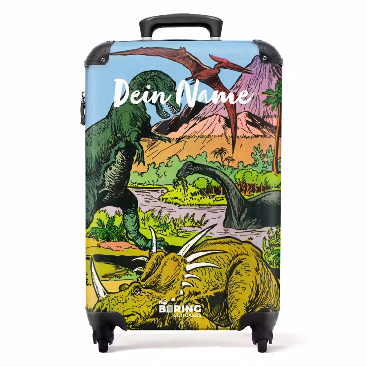 Koffer mit Name - Party im Dinosaurierland — 1