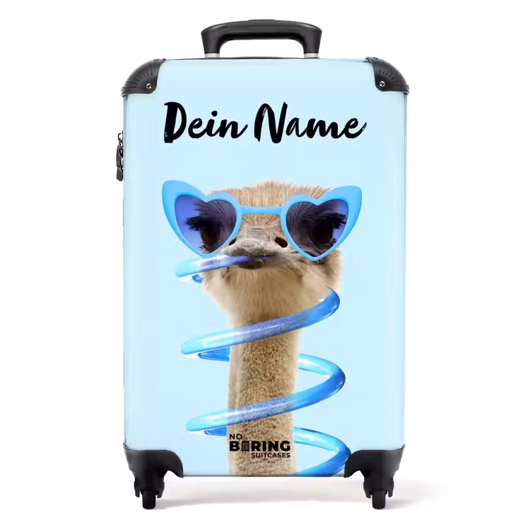 Koffer mit Name - Sierk Strauß Blau — 1