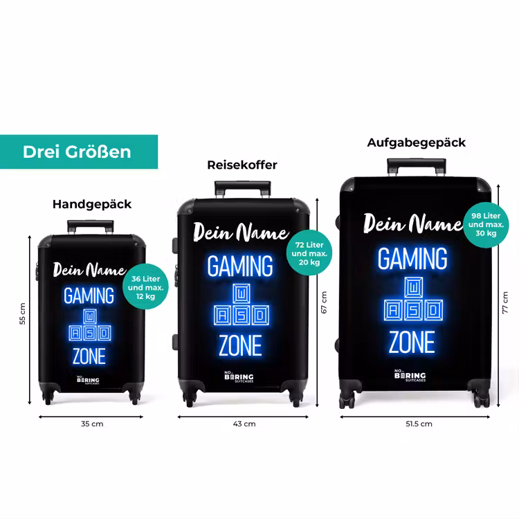 Koffer mit Name - Spiele-Zone — 3