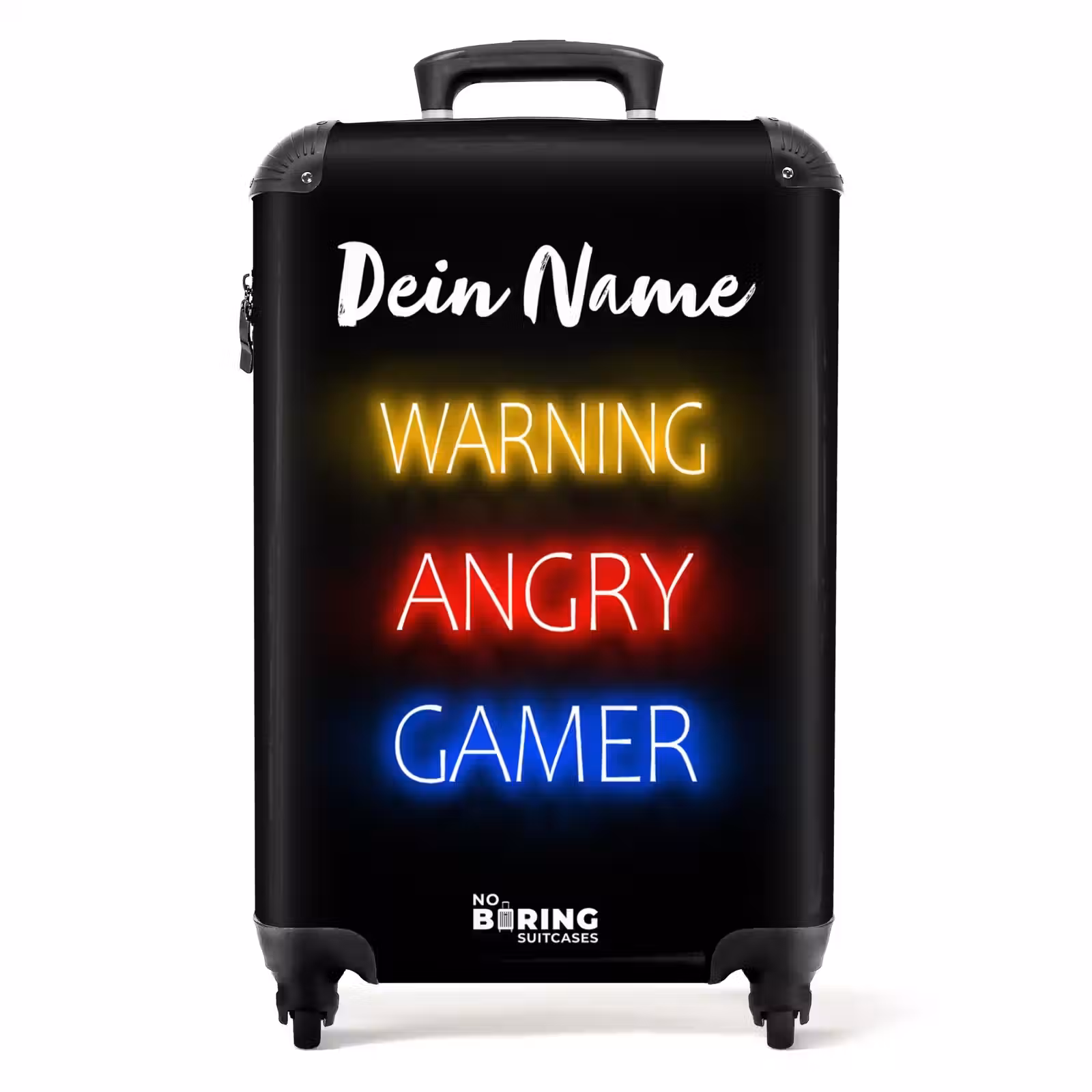 Koffer mit Name - Warnung Angry Gamer — 1