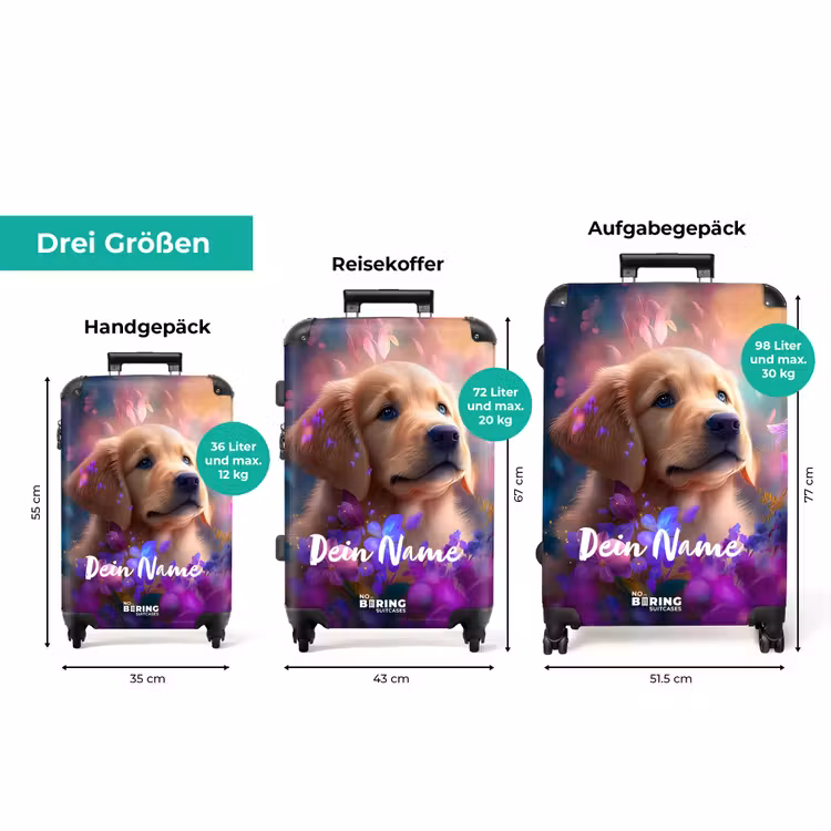 Koffer mit Name - Rudy Retriever — 3