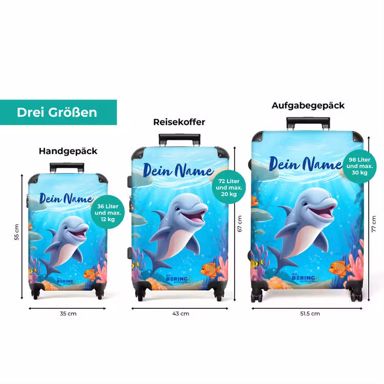 Koffer mit Name - Delfin Delfin — 3