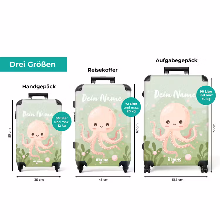 Koffer mit Name - Olga Oktopus — 3