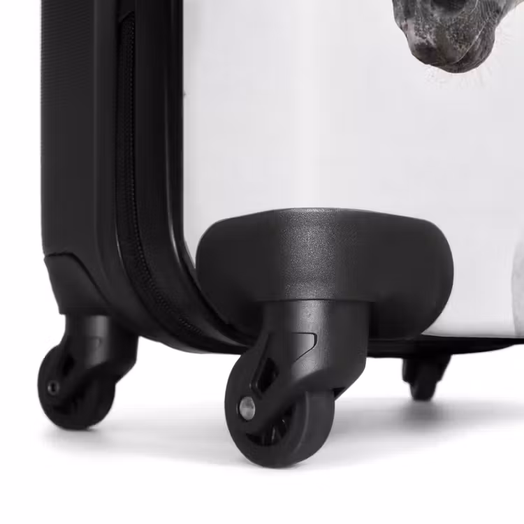 Koffer mit Name - Weißes Pferd mit flatternder Mähne — 7