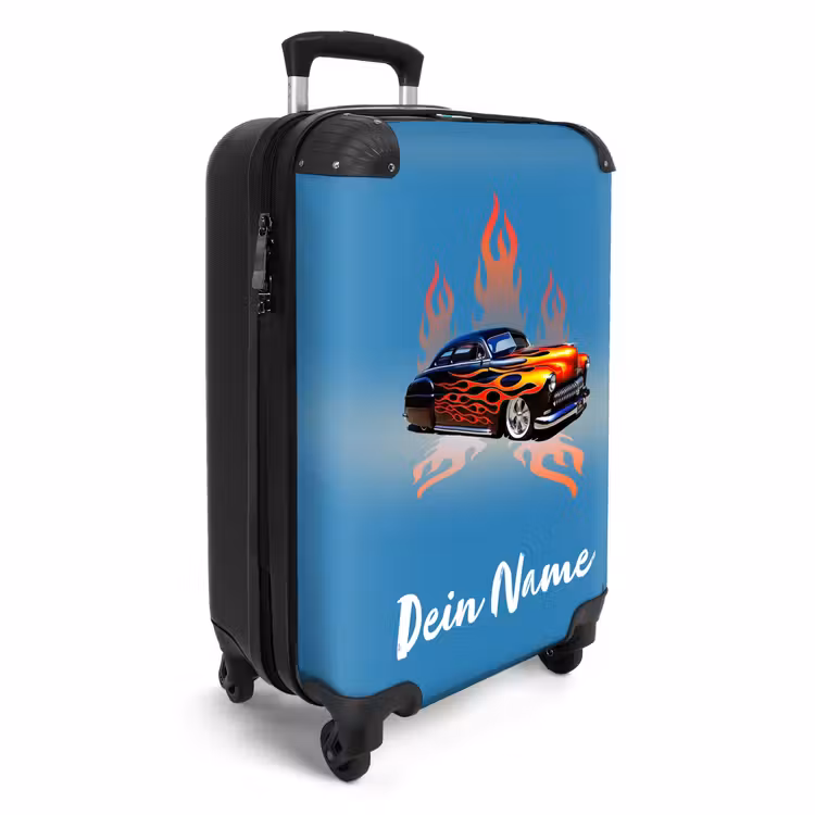 Koffer mit Name - Hotrod-Flammen — 2
