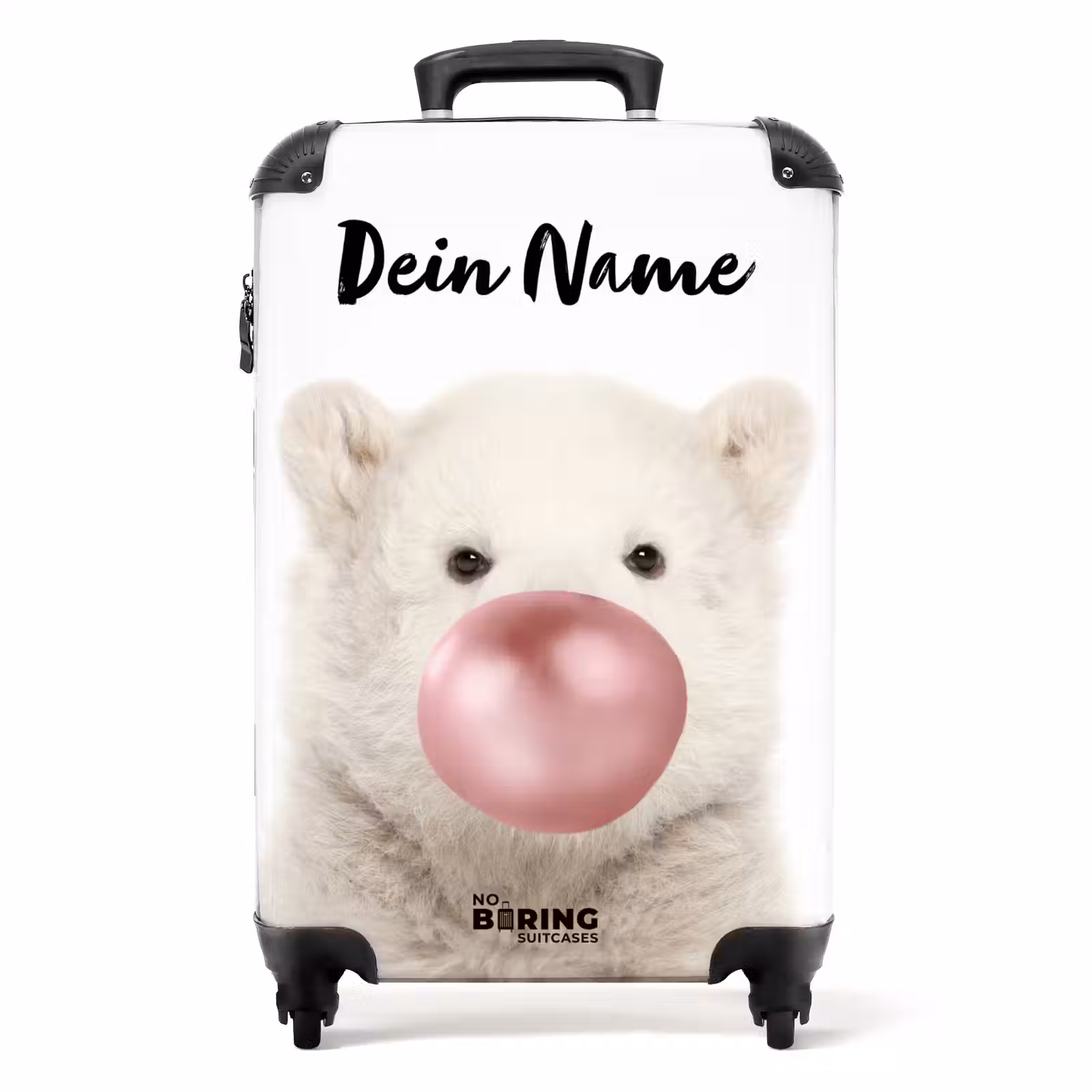 Koffer mit Name - Kaugummi-Bär — 1