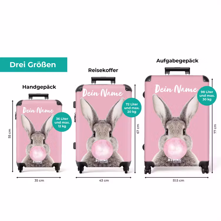 Koffer mit Name - Kauen nagen — 3