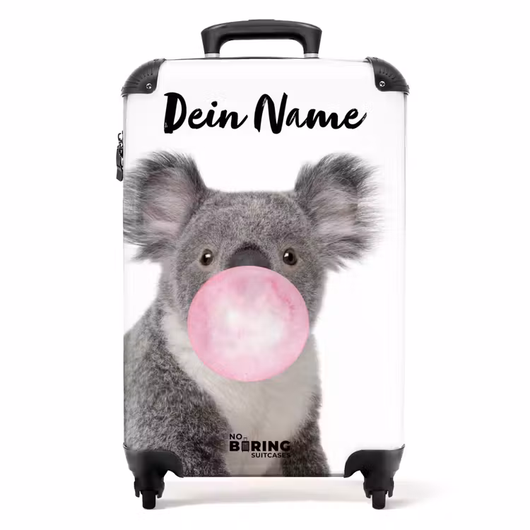 Koffer mit Name - Kaugummi-Koala — 1