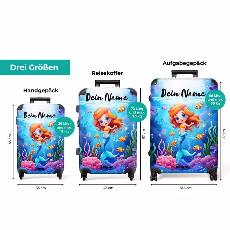 Koffer mit Name - Olivia unter Wasser — 3