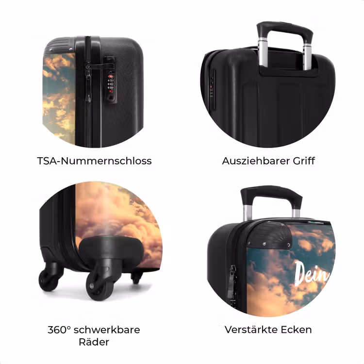 Koffer mit Name - Pastellfarbener Skyliner — 8
