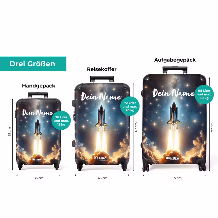 Koffer mit Name - Schnelle Rakete — 3