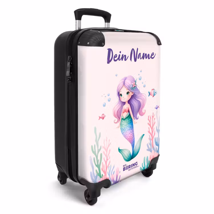 Koffer mit Name - Violette Flossen — 2