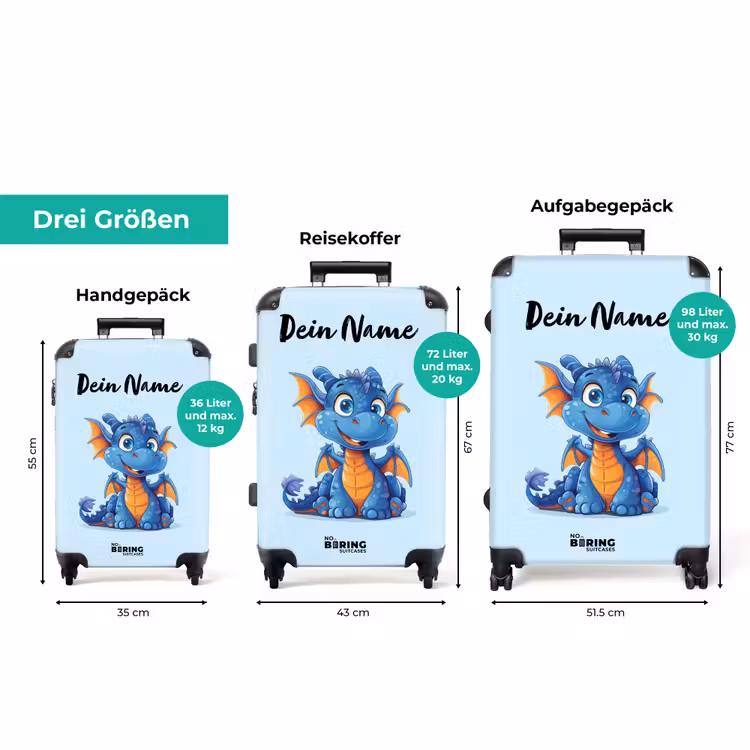 Koffer mit Name - Zwergdrache — 3