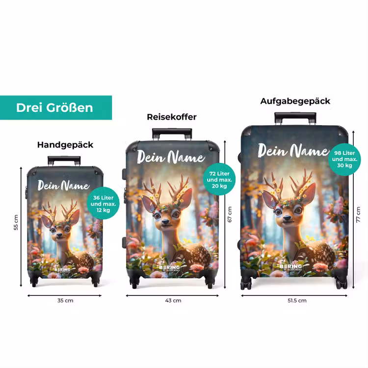 Koffer mit Name - Bo Blumengeweih — 3