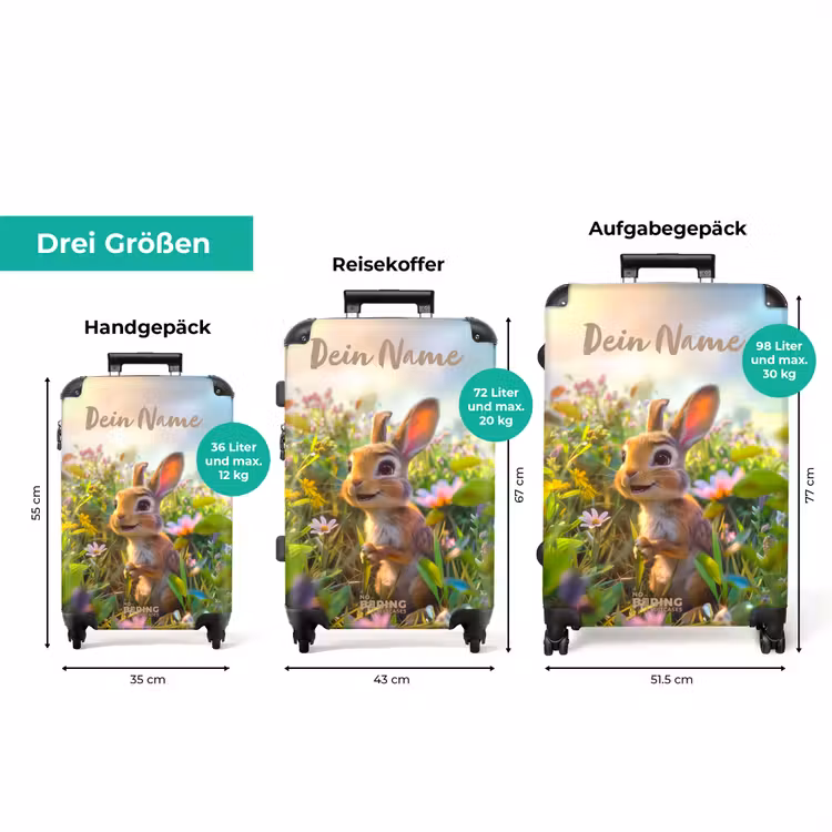 Koffer mit Name - Kleines Kaninchen — 3