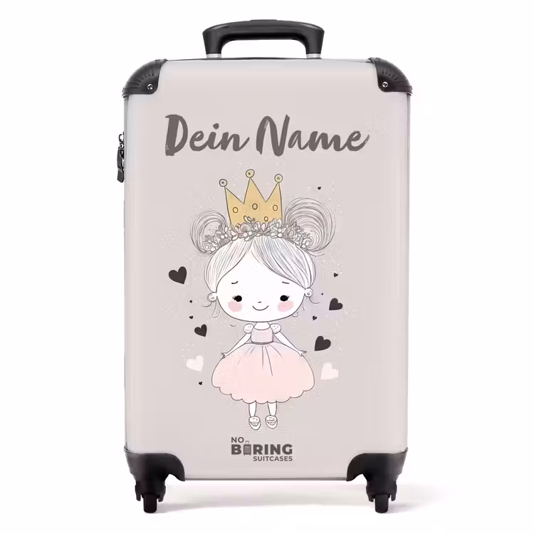Koffer mit Name - Prinzessin mit Brötchen — 1