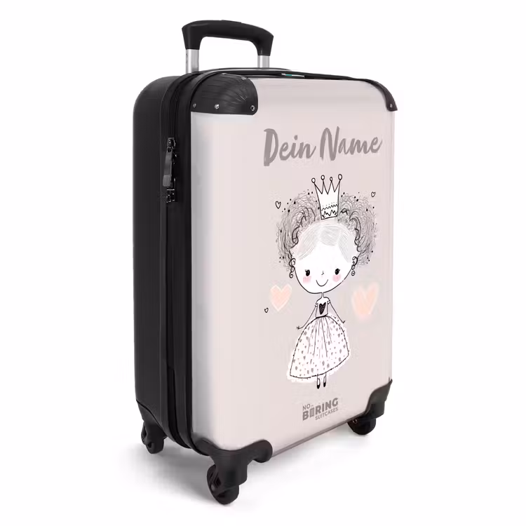 Koffer mit Name - Prinzessin mit Locken — 2