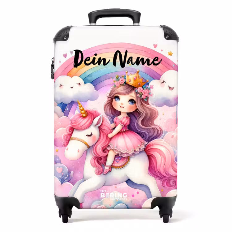 Koffer mit Name - Einhorn Träume — 1