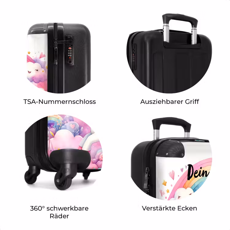 Koffer mit Name - Einhorn Träume — 8