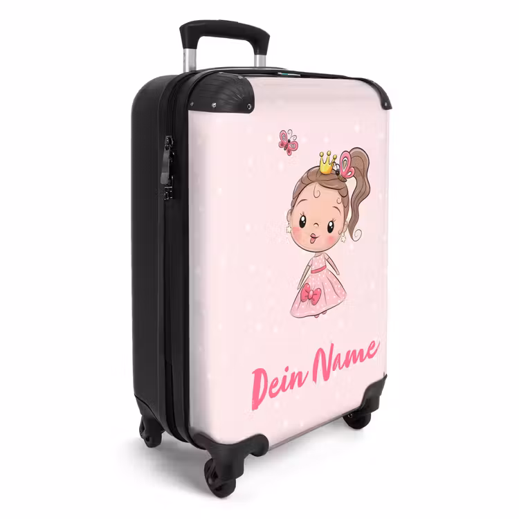Koffer mit Name - Prinzessin rosa — 2