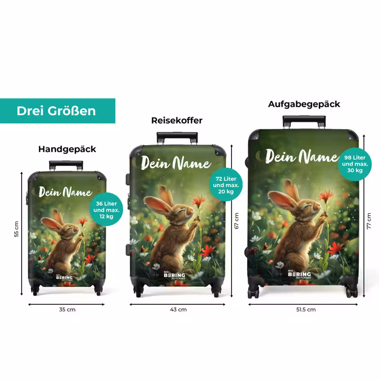 Koffer mit Name - Kasper-Kaninchen — 3