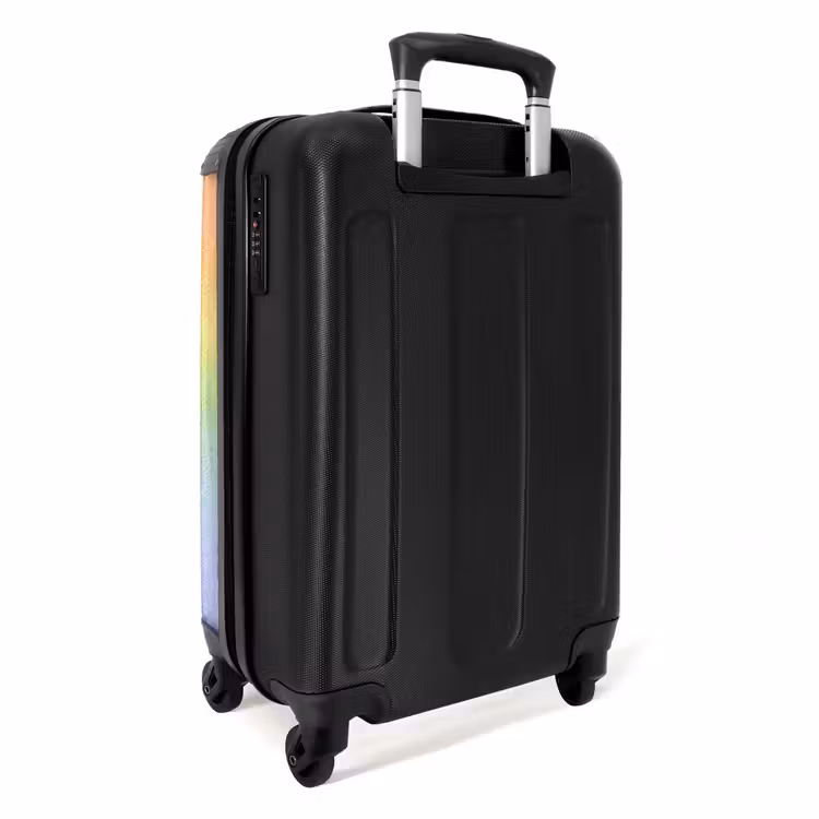 Koffer mit Name - Pastellfarbener Regenbogen — 4