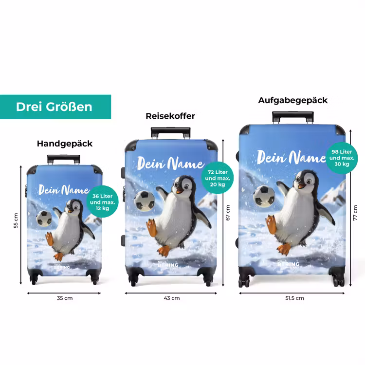 Koffer mit Name - Pelé-Pinguin — 3
